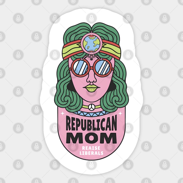 Republican Mom Sticker by Zachariya420